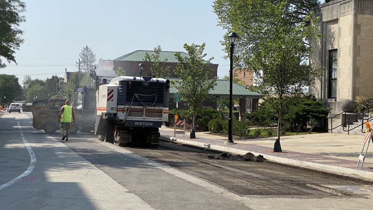Paving Wheaton Ave