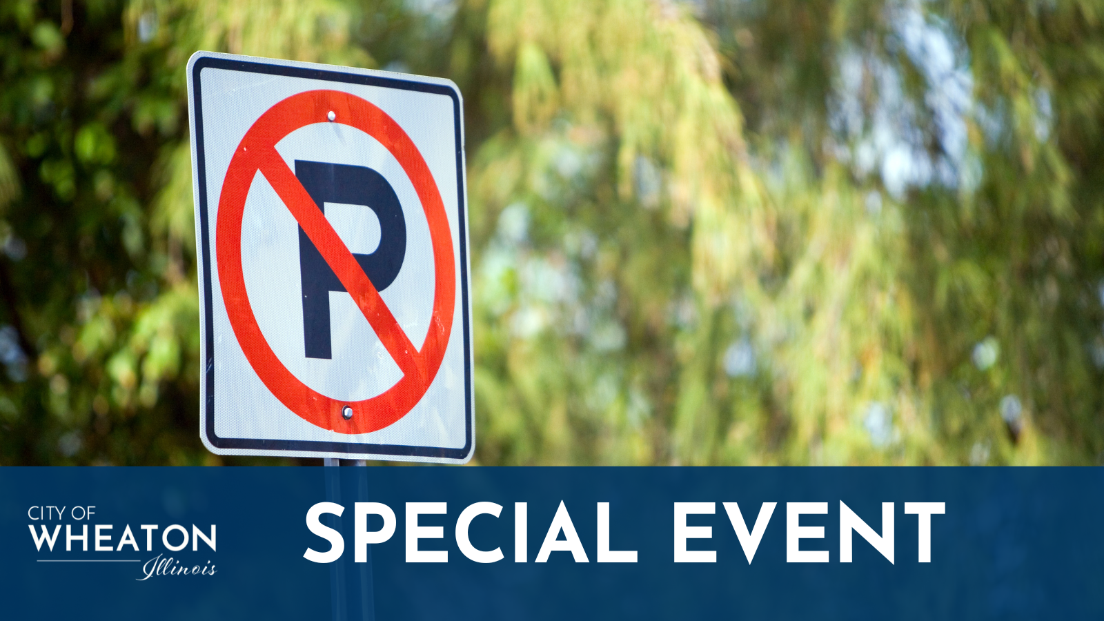 Special event - no parking