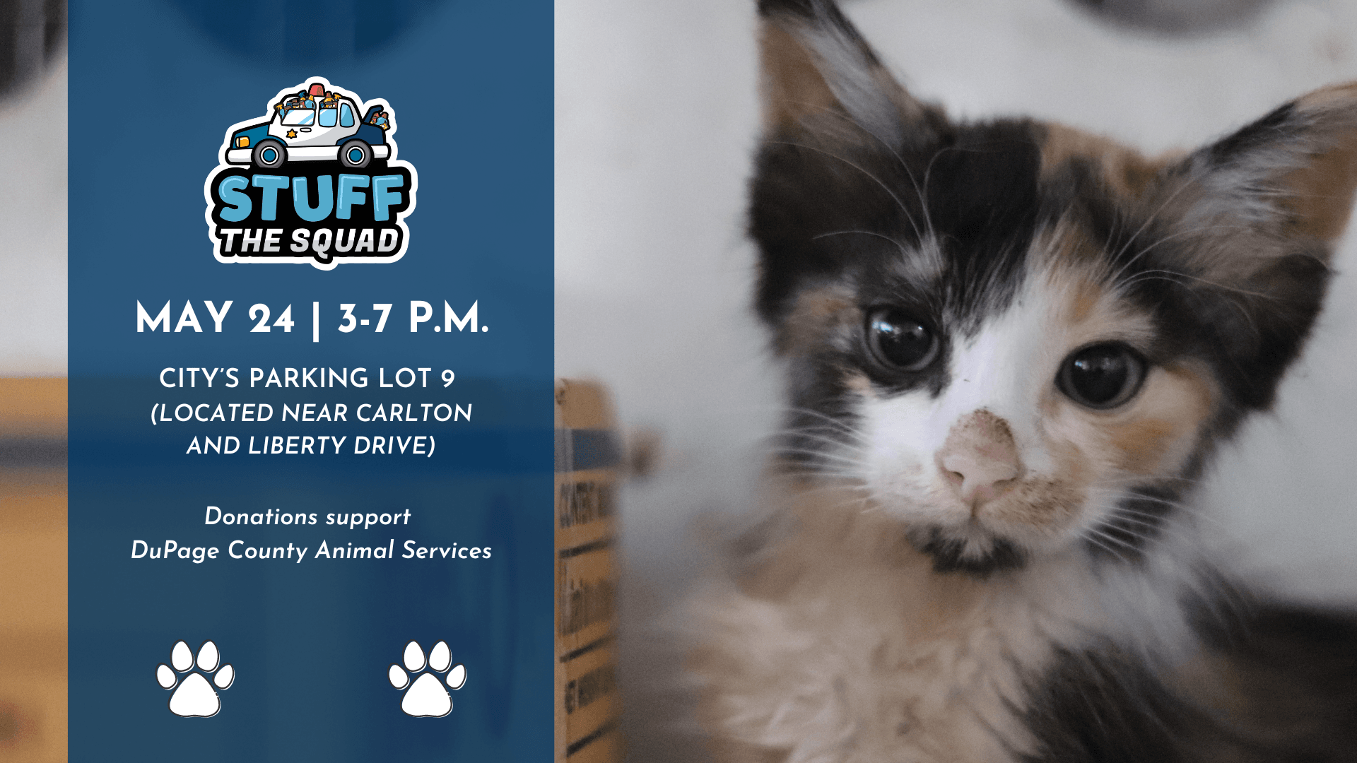 Stuff the Squad May 24 Event Graphic