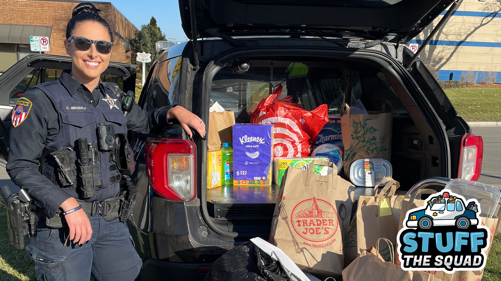 Stuff the Squad Event Photo of Officer