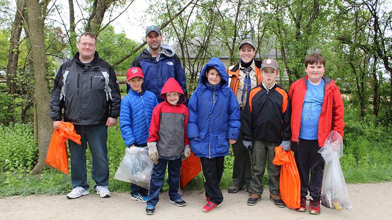 prairie path cleanup