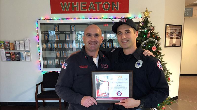 Wheaton Fire Department Plaque Presentation 