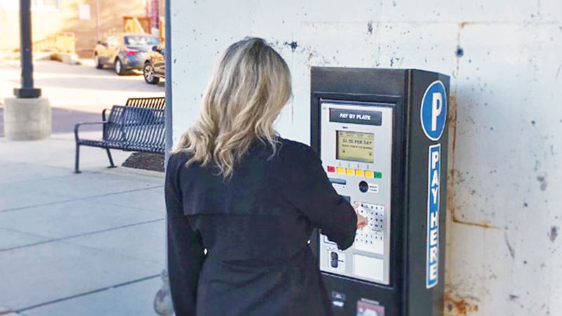parking kiosk lot 10