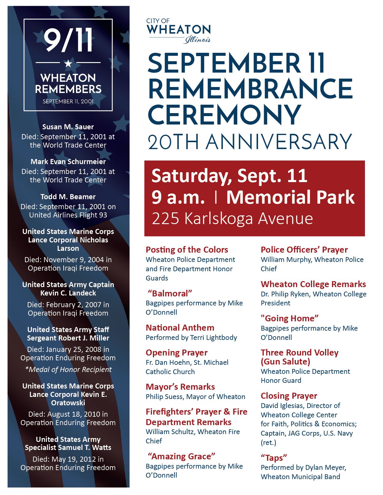 September 11 Remebrance Ceremony - 2021-01
