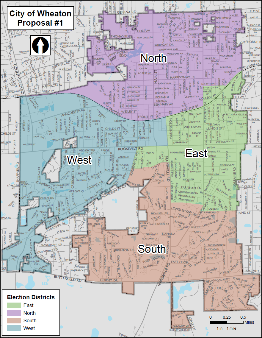 Wheaton 2022 Redistricting - New Proposal 1