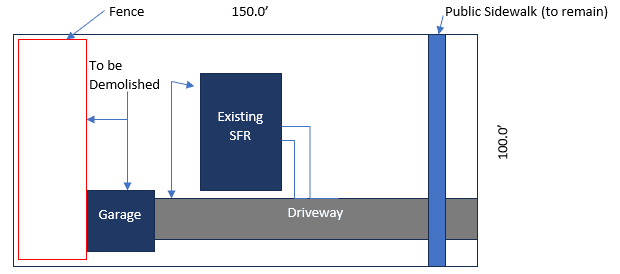 Example of a Demolition Site Plan