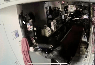 Namaste Foods Burglary surveillance image